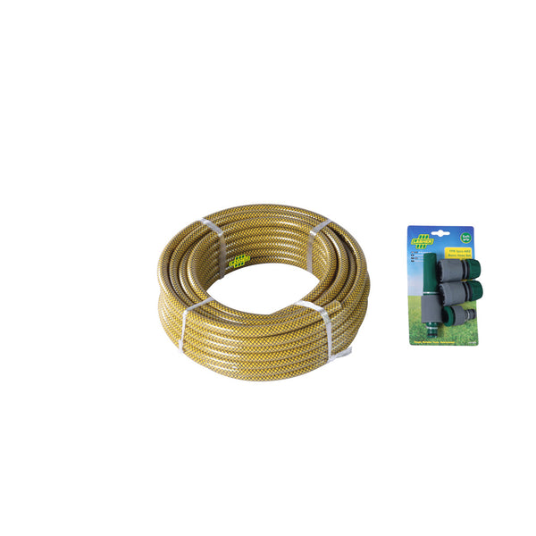 Lasher Hosepipe 12mmx20m with Fittings