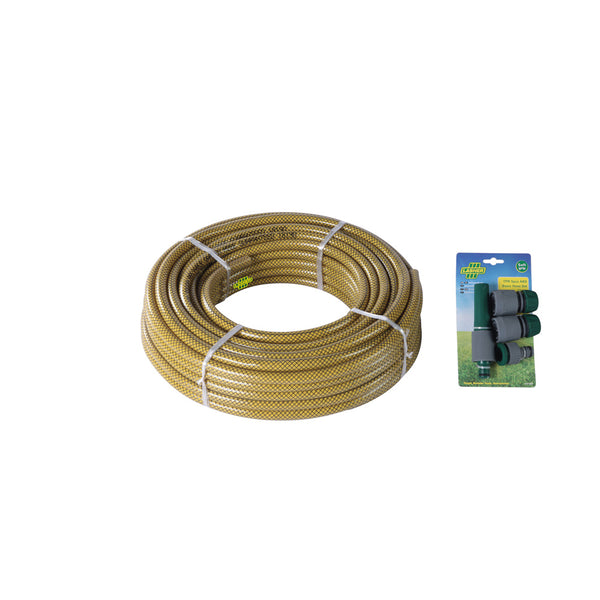 Lasher Hosepipe 12mmx30m with Fittings