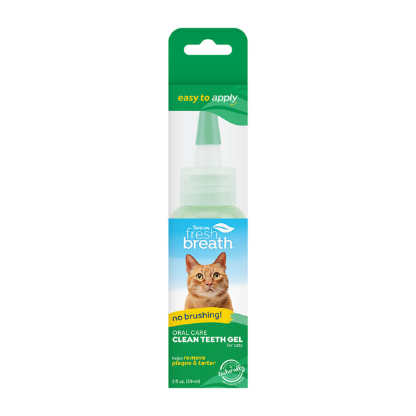 TropiClean Fresh Breath Oral Care Clean Teeth Gel for Cats 59ml
