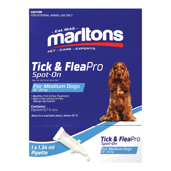 Marltons Tick And FleaPro Spot-on for Dogs (Prices from)