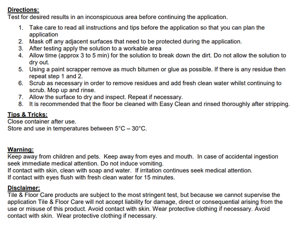 TFC Glue Remover (Prices From)