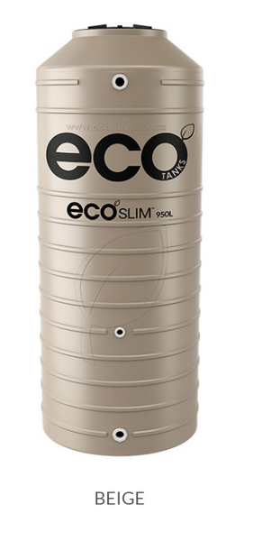 950lt Eco Slim Tank - (Vertical tank) (Colours)