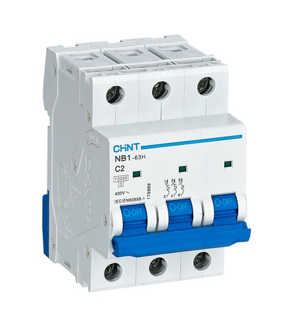Chint Miniature Circuit Breakers "MCBs 10kA C-Curve (Energy limiting:Class 3）"