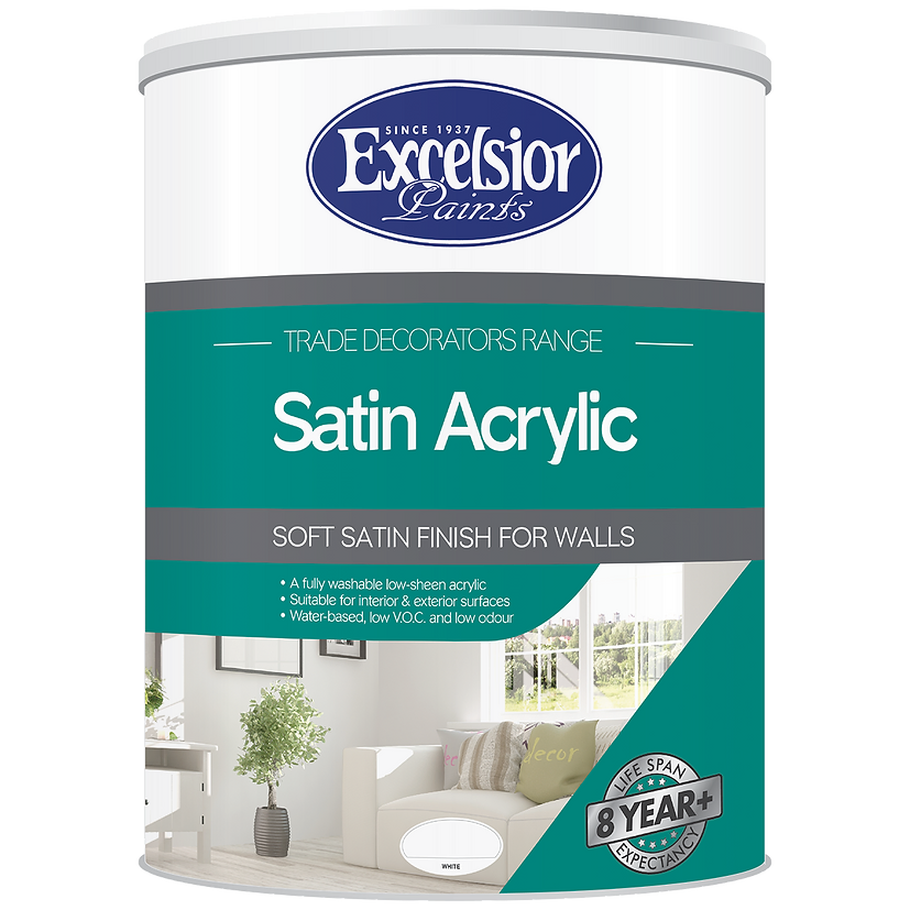 Excelsior Trade Decorators Satin Acrylic (Prices from)