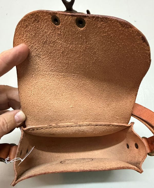 Handcrafted Full-Grain Leather Saddle Bag