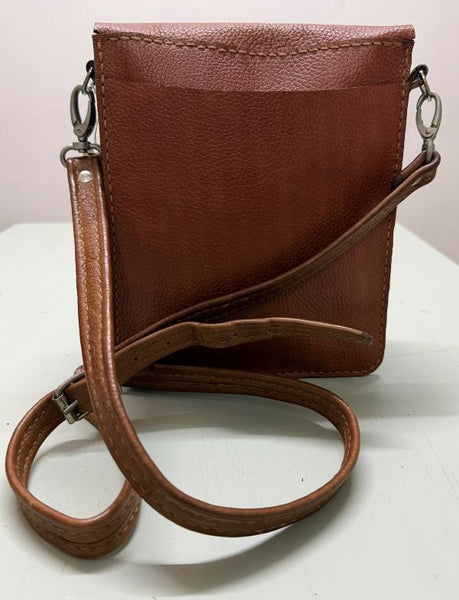 Handcrafted Full-Grain Leather Crossbody Bag