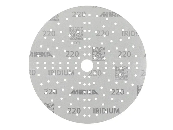 Iridium® Dust-Free Sanding Discs, Grip, 150mm, 121-Holes