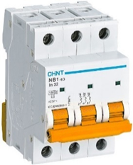 Chint Miniature Circuit Breakers "MCBs 6kA D-Curve (Energy Limiting: Class 3)"