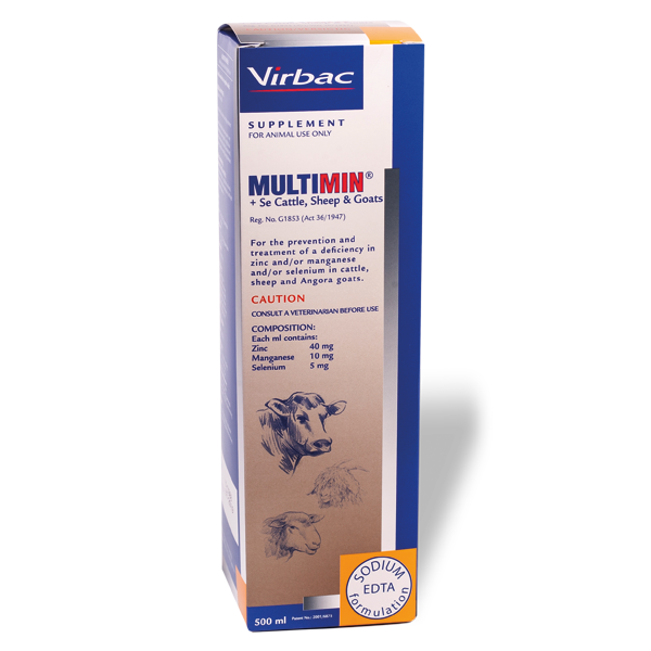 Virbac Multimin® + Se Cattle, Sheep and Angora Goats (Prices from)