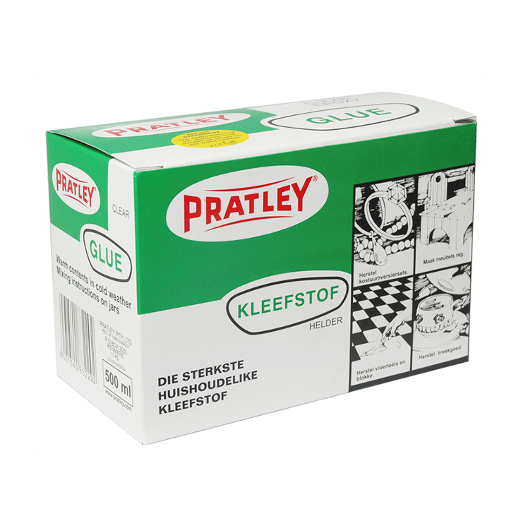 Pratley Industrial Clear Adhesive 2 x 250ml jars