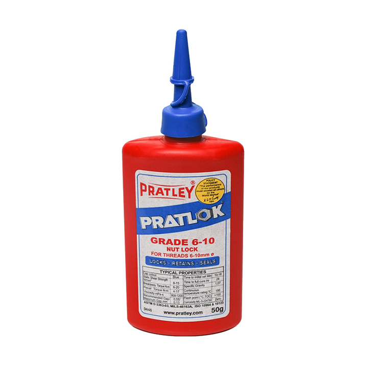 Pratley Pratlok® Grade 6-10  4 x 50g bottles.