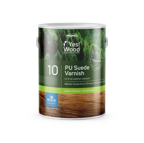 Yes Wood 10 PU Suede Varnish: Water-resistant qualities
