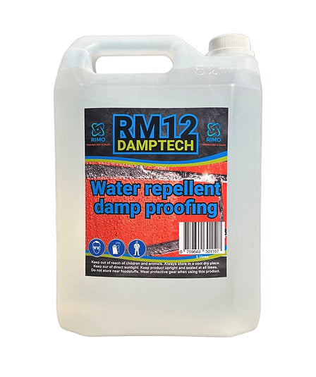 RM12 Water Repellent and Damp Proofing 5L