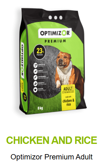 Optimizor Dog Food Chicken and Rice (Prices From)