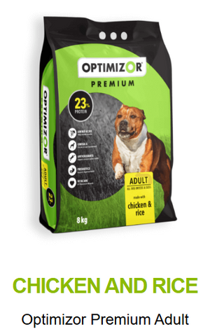 Optimizor Dog Food Chicken and Rice (Prices From)