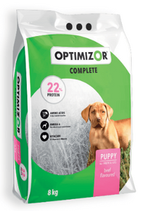 Optimizor Dog Food Complete Puppy 8Kg