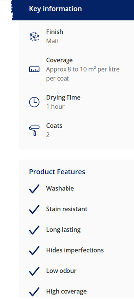 Dulux Easycare (Prices from)