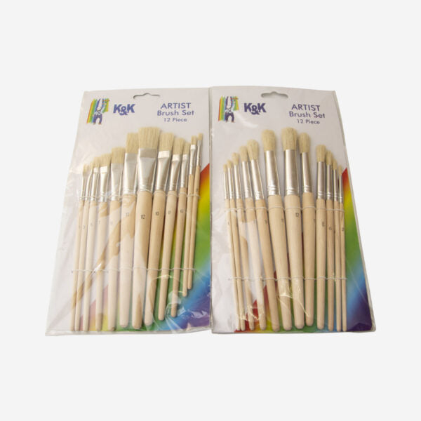 Artist Brush Sets 12pc