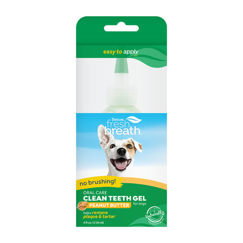 TropiClean Fresh Breath Oral Care Clean Teeth Peanut Butter Gel 59ml