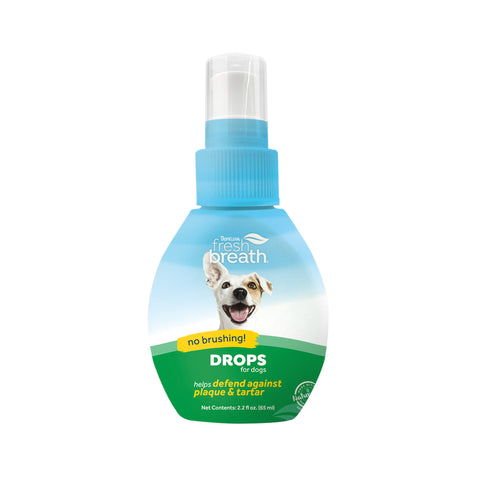 TropiClean Fresh Breath Drops for Dogs (6 x 65ml)