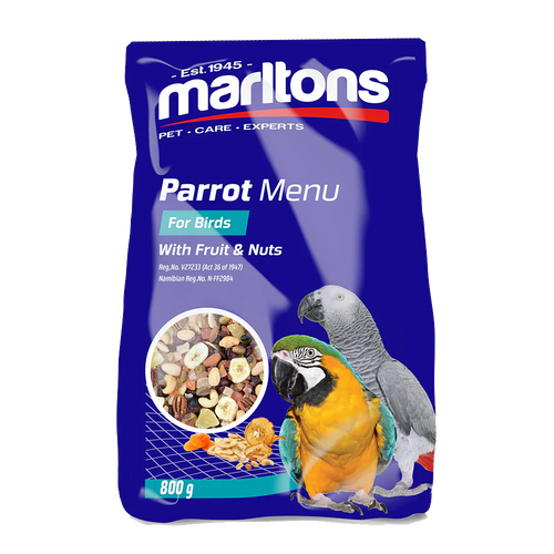 Marltons Parrot - Fruit & Nut (10 x 800g)