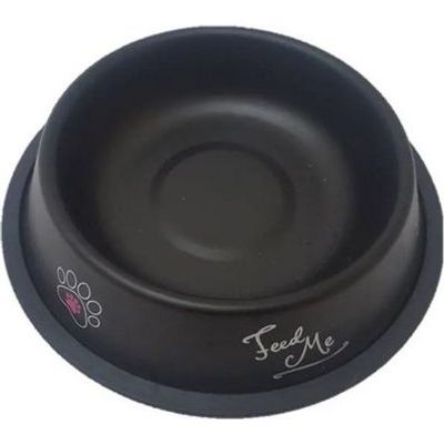 Anti Slip Stainless Steel Bowl - Matt Black (Prices From)