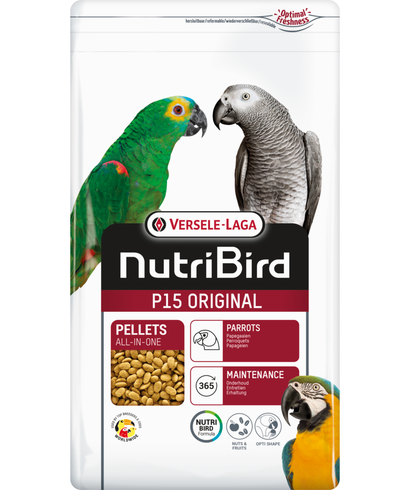 Versele-Laga NutriBird P15 Original Maintenance Pellets for Parrots (Prices from)