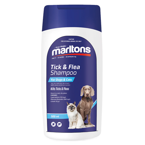 Marltons Tick & Flea Shampoo - Dogs & Cats (Prices from)