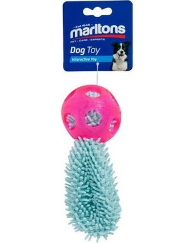 Marltons Ball with Plush Tug (Silicone)