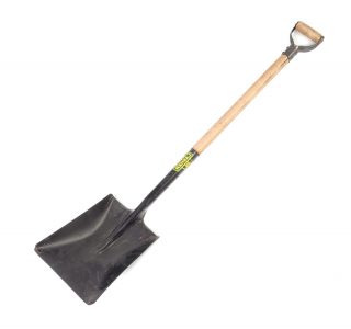 Lasher Shovel – Square Mouth (Wood Shaft, Metal Hilt C10)