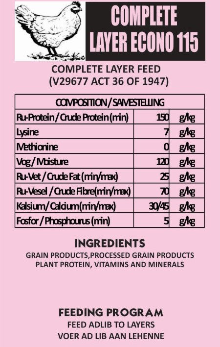 Chicken Layer Econo Pellets (Prices from)