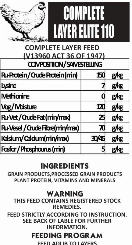 Chicken Layer High Meal 40kg