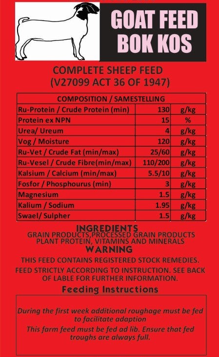 Goat Feed Pellets 40kg