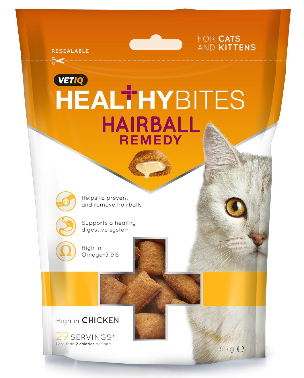 VetIQ Healthy Bites Hairball Remedy (8 Packets)