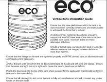 Eco Tank 260l (Vertical) (Colours)