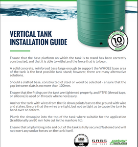 Eco Water Tank 2450lt (Vertical) (Colours)