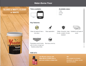 Woodoc Waterborne Floor (Prices from)