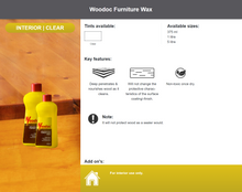 Woodoc Deep Penetrating Furniture Wax (Prices from)