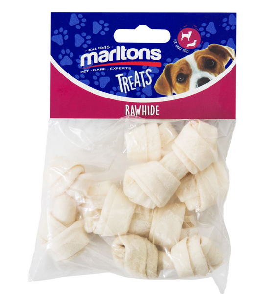 Rawhide Chew Bone 5  Mini 65mm  (6 Packets)