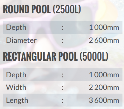 Eco Splash Pool - 5000l Rectangular