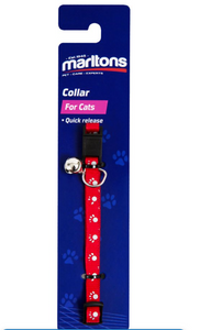 Marltons 8cm Cat Collar/Bell Quick Release Clasp