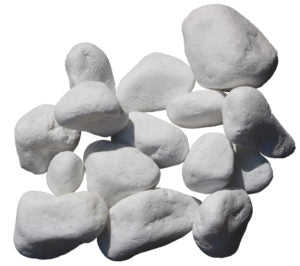 Culterra - Snow White Tumbled Pebbles (17kg)