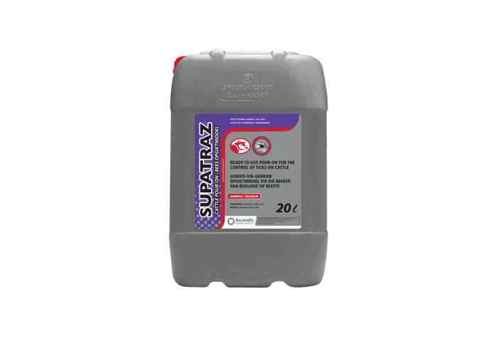 Supatraz 2% Cattle Pour-On 20 litre