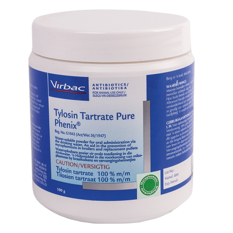 Virbac Tylosin Tartrate Pure Phenix 100g