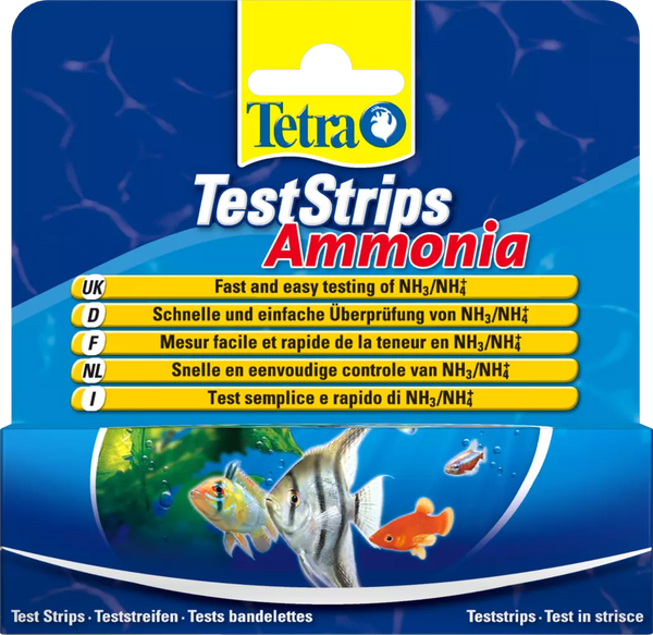 Tetra Ammonia NH3/NH4+ (Fresh & Salt Water Test) 25 Strips